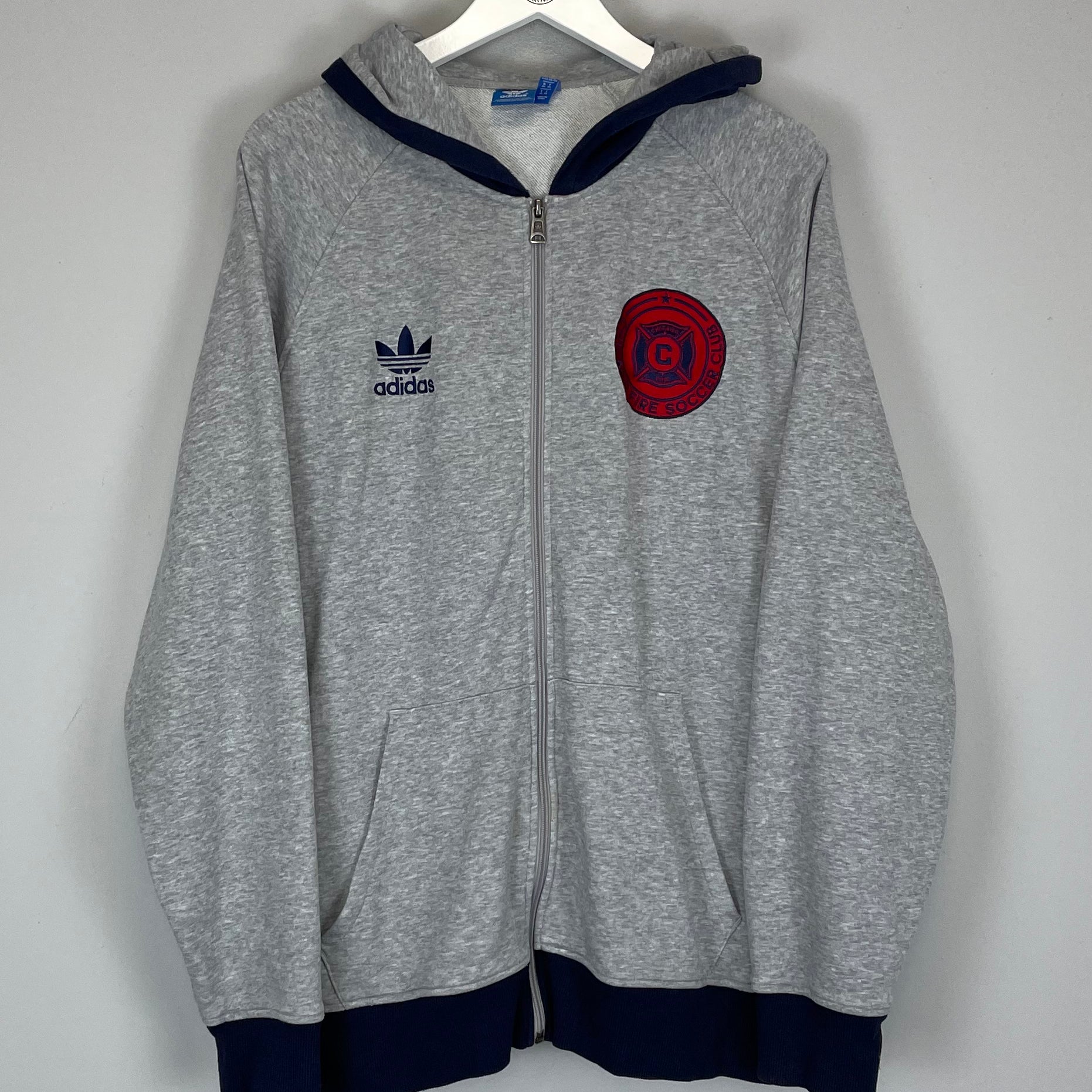 Shop 2012 CHICAGO FIRE ADIDAS ORIGINALS HOODIE (XL), classic football shirts, vintage football shirts & retro soccer jerseys at Cult Kits