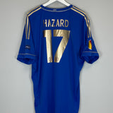 Shop 2012/13 CHELSEA HAZARD #17 E/L HOME SHIRT (XXL) ADIDAS, classic football shirts, vintage football shirts & retro soccer jerseys at Cult Kits