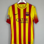 Shop 2013/15 BARCELONA NEYMAR JR #11 AWAY SHIRT (M) NIKE, classic football shirts, vintage football shirts & retro soccer jerseys at Cult Kits