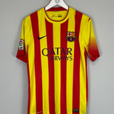 Shop 2013/15 BARCELONA NEYMAR JR #11 AWAY SHIRT (M) NIKE, classic football shirts, vintage football shirts & retro soccer jerseys at Cult Kits