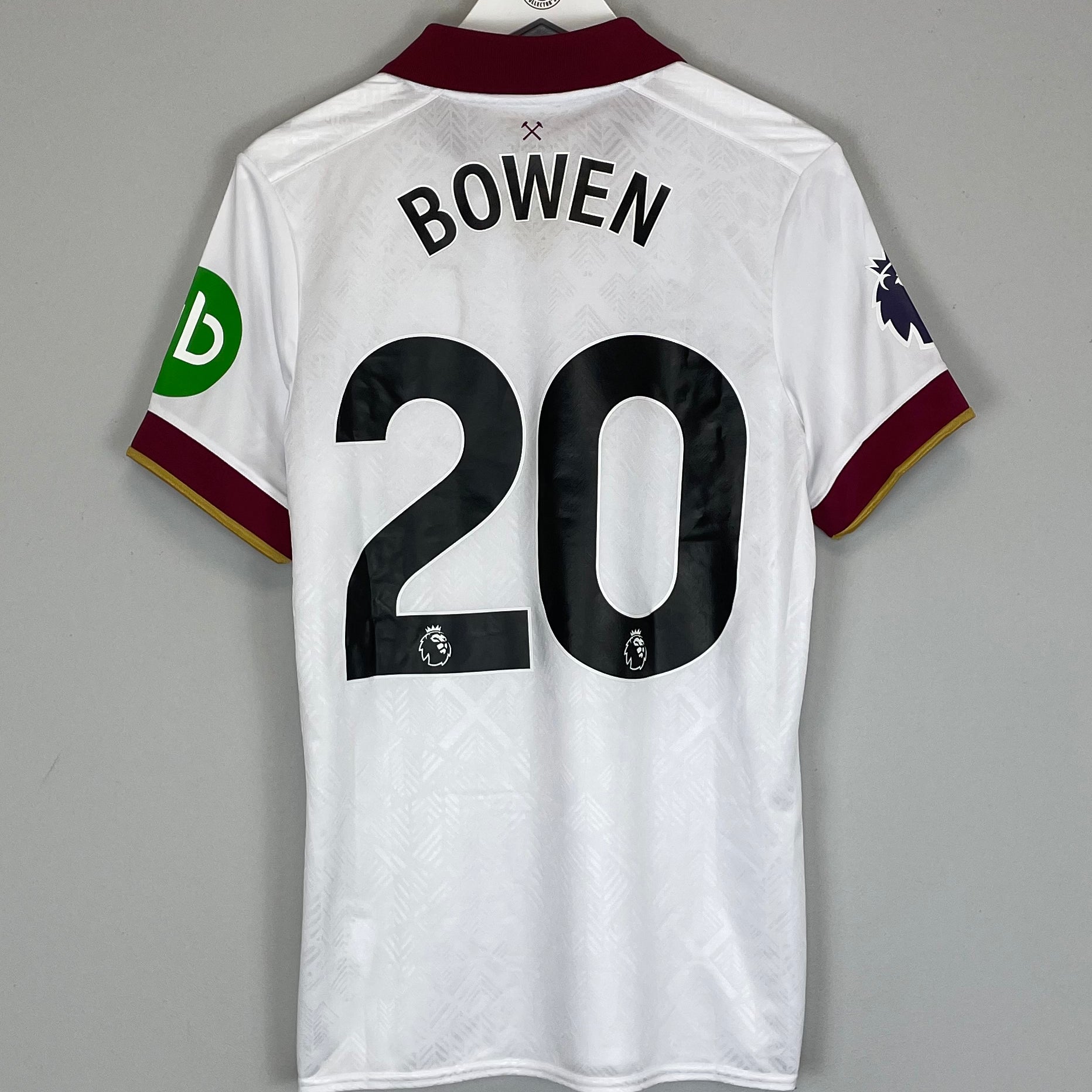 Shop 2024/25 WEST HAM BOWEN #20 THIRD SHIRT (M) UMBRO, classic football shirts, vintage football shirts & retro soccer jerseys at Cult Kits