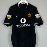 Shop 2003/05 MANCHESTER UNITED RONALDO #7 AWAY SHIRT (M) NIKE, classic football shirts, vintage football shirts & retro soccer jerseys at Cult Kits