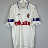 1995/96 REAL ZARAGOZA HOME SHIRT (XXL) ADIDAS