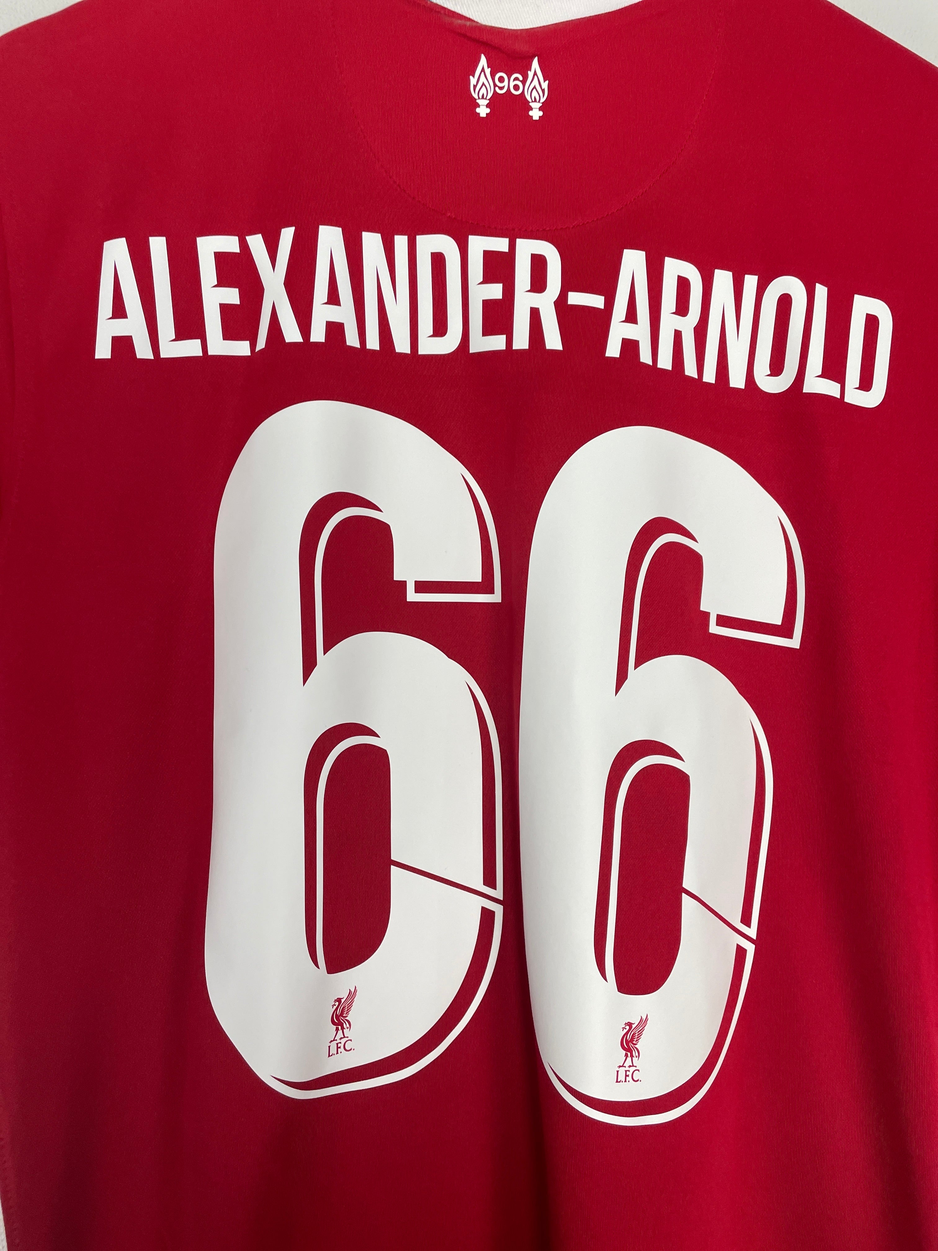 Shop 2020/21 LIVERPOOL ALEXANDER-ARNOLD #66 HOME SHIRT (M) NIKE, classic football shirts, vintage football shirts & retro soccer jerseys at Cult Kits