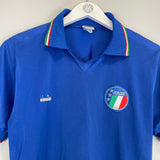 Shop 1986/90 ITALY HOME SHIRT (M) DIADORA, classic football shirts, vintage football shirts & retro soccer jerseys at Cult Kits