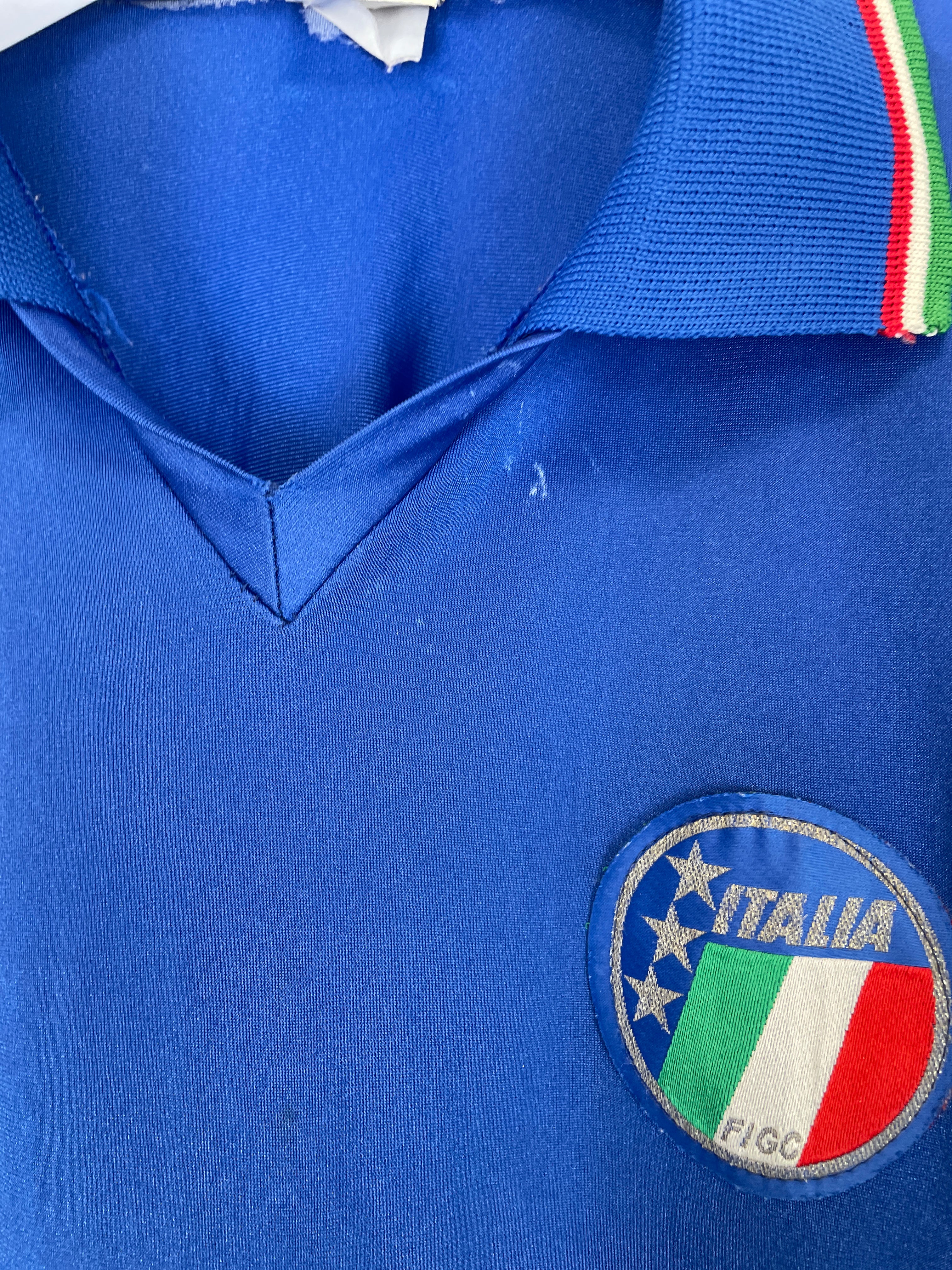 Shop 1986/90 ITALY HOME SHIRT (M) DIADORA, classic football shirts, vintage football shirts & retro soccer jerseys at Cult Kits