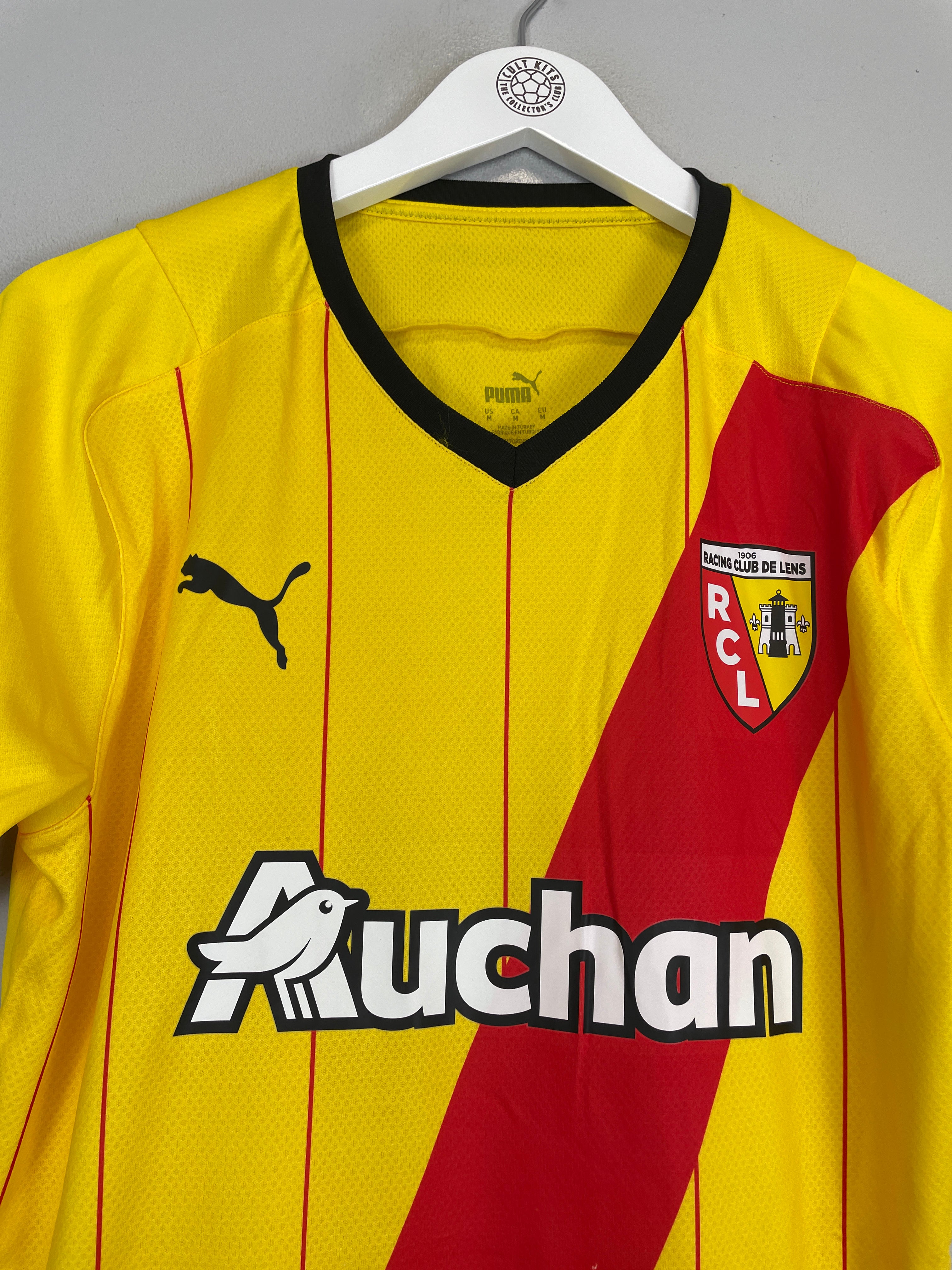 Shop 2021/22 RC LENS HOME SHIRT (M) PUMA, classic football shirts, vintage football shirts & retro soccer jerseys at Cult Kits