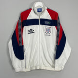 Shop 1998/99 ENGLAND TRACK JACKET (M) UMBRO, classic football shirts, vintage football shirts & retro soccer jerseys at Cult Kits