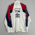 Shop 1998/99 ENGLAND TRACK JACKET (M) UMBRO, classic football shirts, vintage football shirts & retro soccer jerseys at Cult Kits
