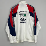 Shop 1998/99 ENGLAND TRACK JACKET (M) UMBRO, classic football shirts, vintage football shirts & retro soccer jerseys at Cult Kits
