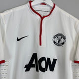 Shop 2012/13 MANCHESTER UNITED *PLAYER ISSUE* AWAY SHIRT (XL) NIKE, classic football shirts, vintage football shirts & retro soccer jerseys at Cult Kits