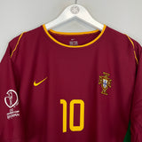 2002/04 PORTUGAL RUI COSTA #10 *BNWT* HOME SHIRT (XL) NIKE