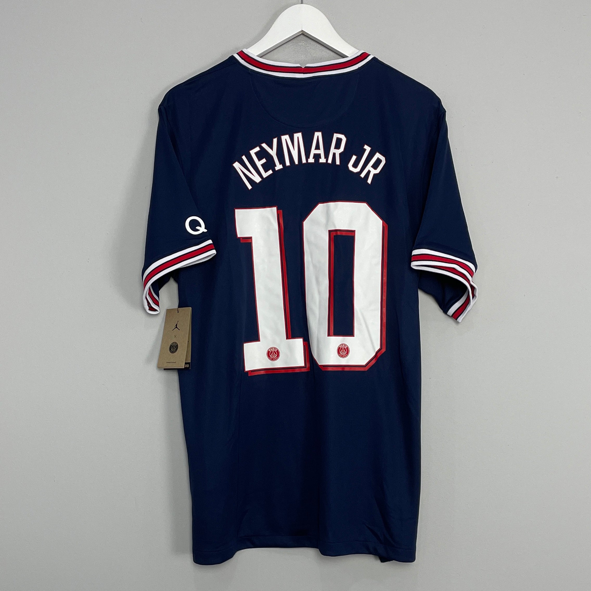 Shop 2021/22 PSG NEYMAR #10 *BNWT* HOME SHIRT (XL) JORDAN, classic football shirts, vintage football shirts & retro soccer jerseys at Cult Kits