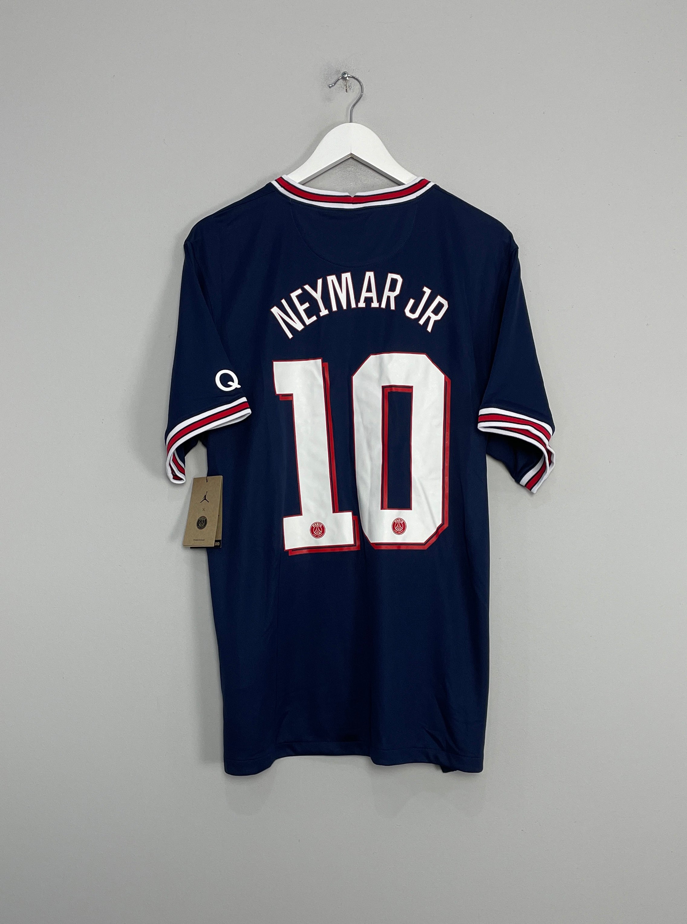Shop 2021/22 PSG NEYMAR #10 *BNWT* HOME SHIRT (XL) JORDAN, classic football shirts, vintage football shirts & retro soccer jerseys at Cult Kits