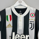 2017/18 JUVENTUS DYBALA #10 HOME SHIRT (M) ADIDAS