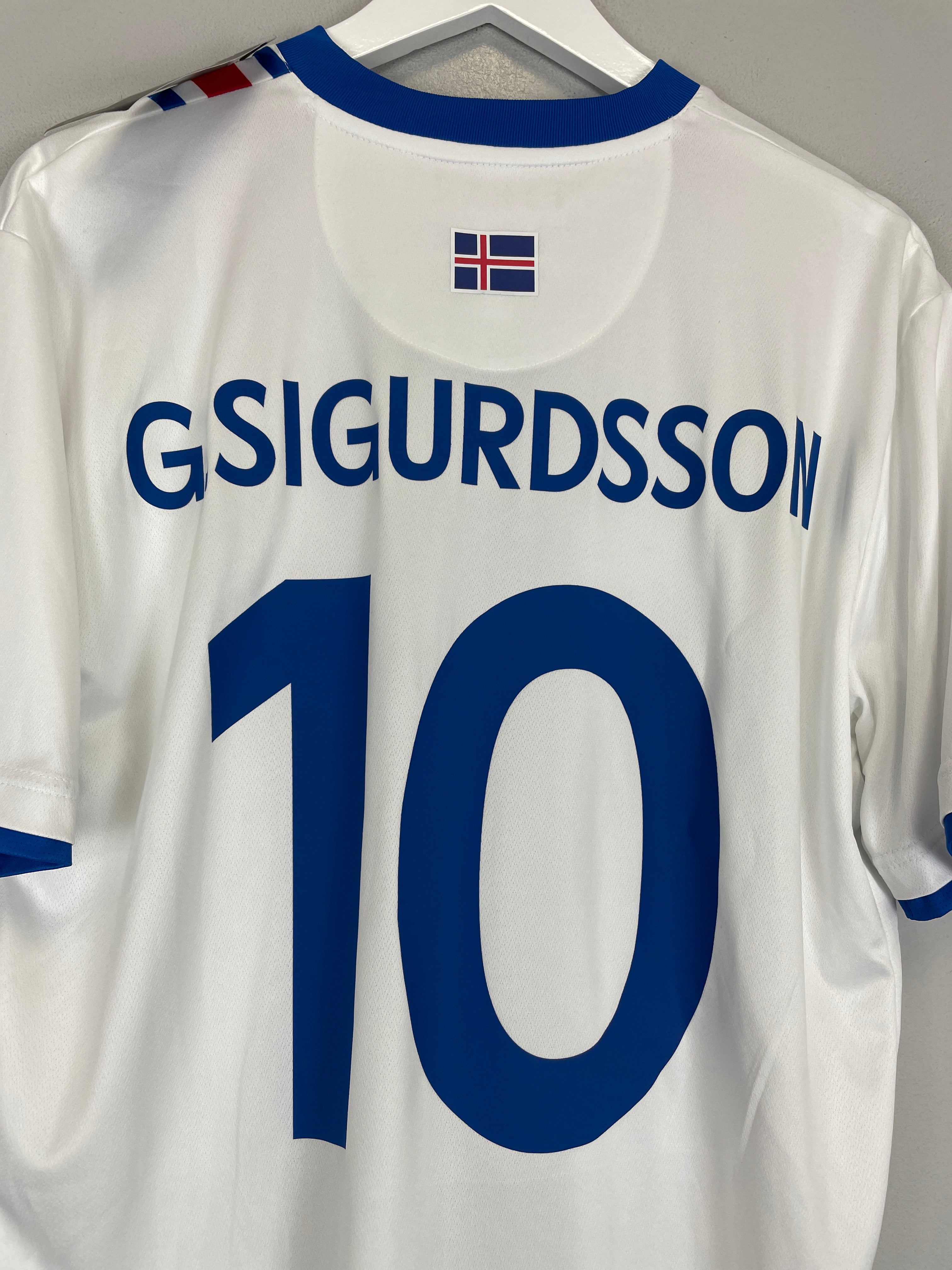 Shop 2016/18 ICELAND SIGURDSSON #10 *BNWT* AWAY SHIRT (XXL) ERREA, classic football shirts, vintage football shirts & retro soccer jerseys at Cult Kits