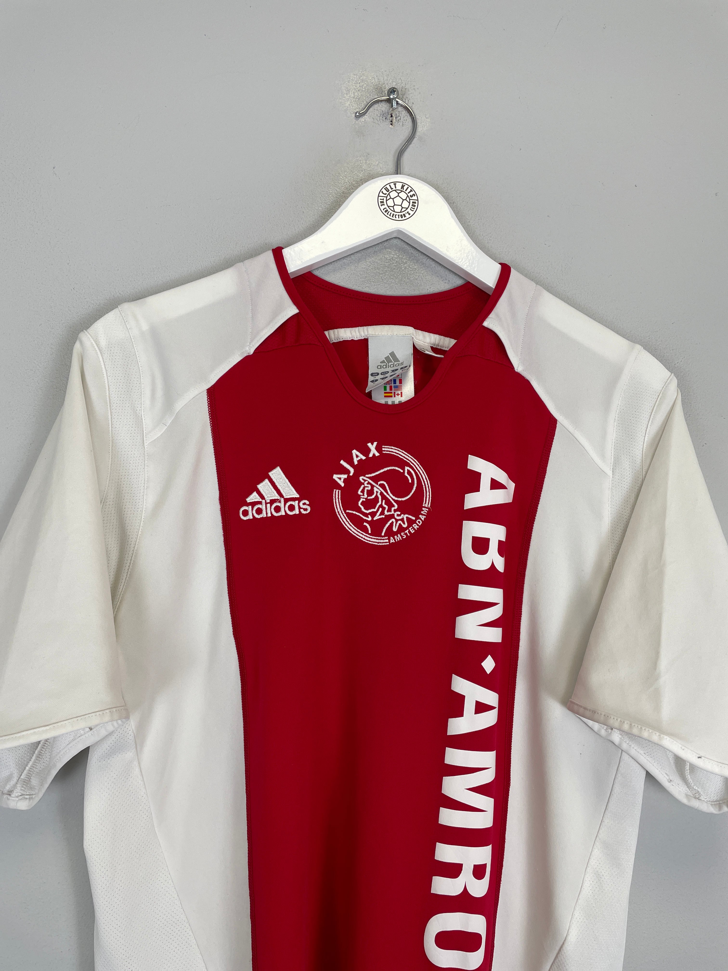 Shop 2005/06 AJAX HOME SHIRTS (M) ADIDAS, classic football shirts, vintage football shirts & retro soccer jerseys at Cult Kits