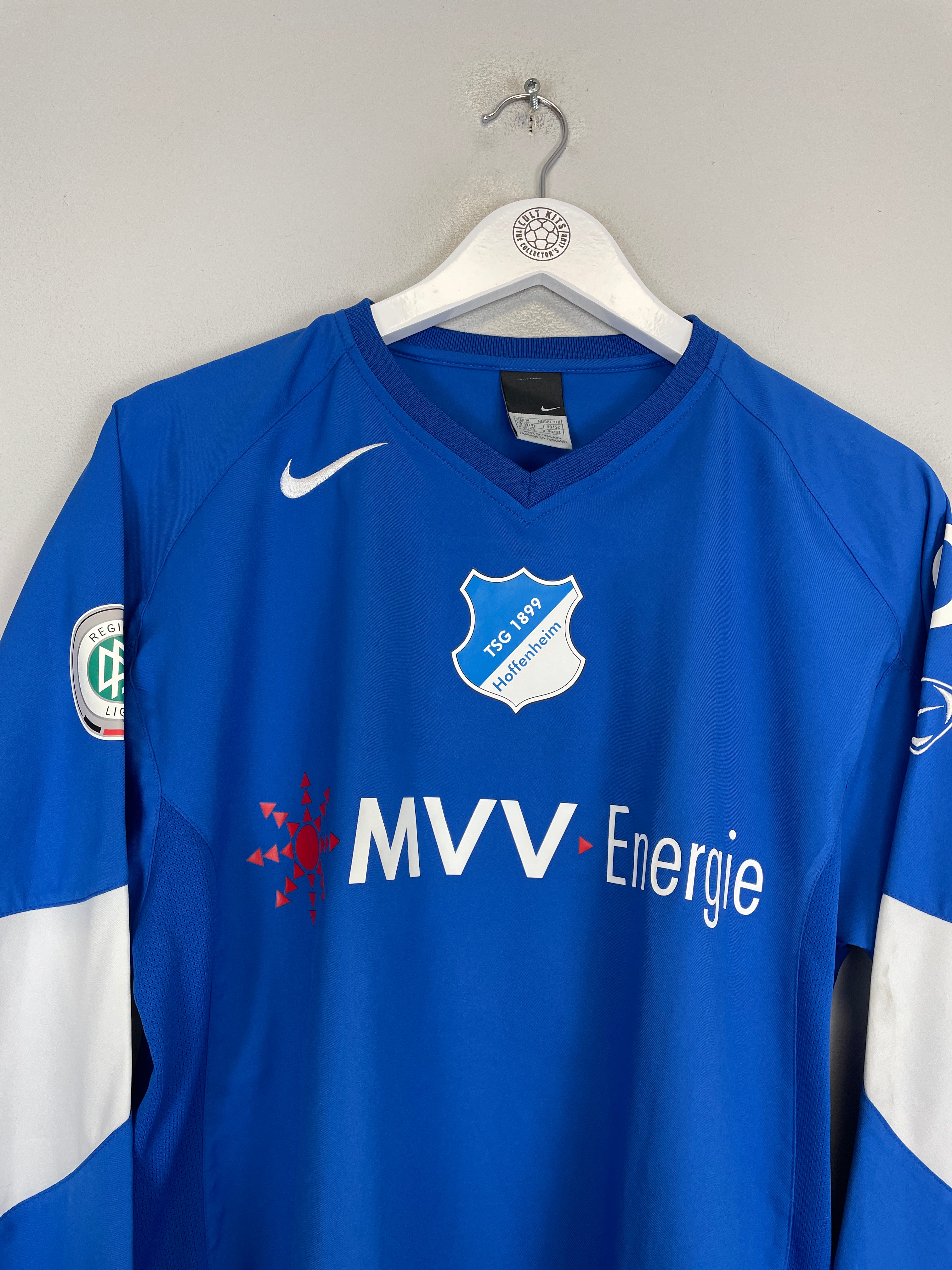 Shop 2004/05 HOFFENHEIM WEBER #2 L/S *MATCH ISSUE* HOME SHIRT (M) NIKE, classic football shirts, vintage football shirts & retro soccer jerseys at Cult Kits
