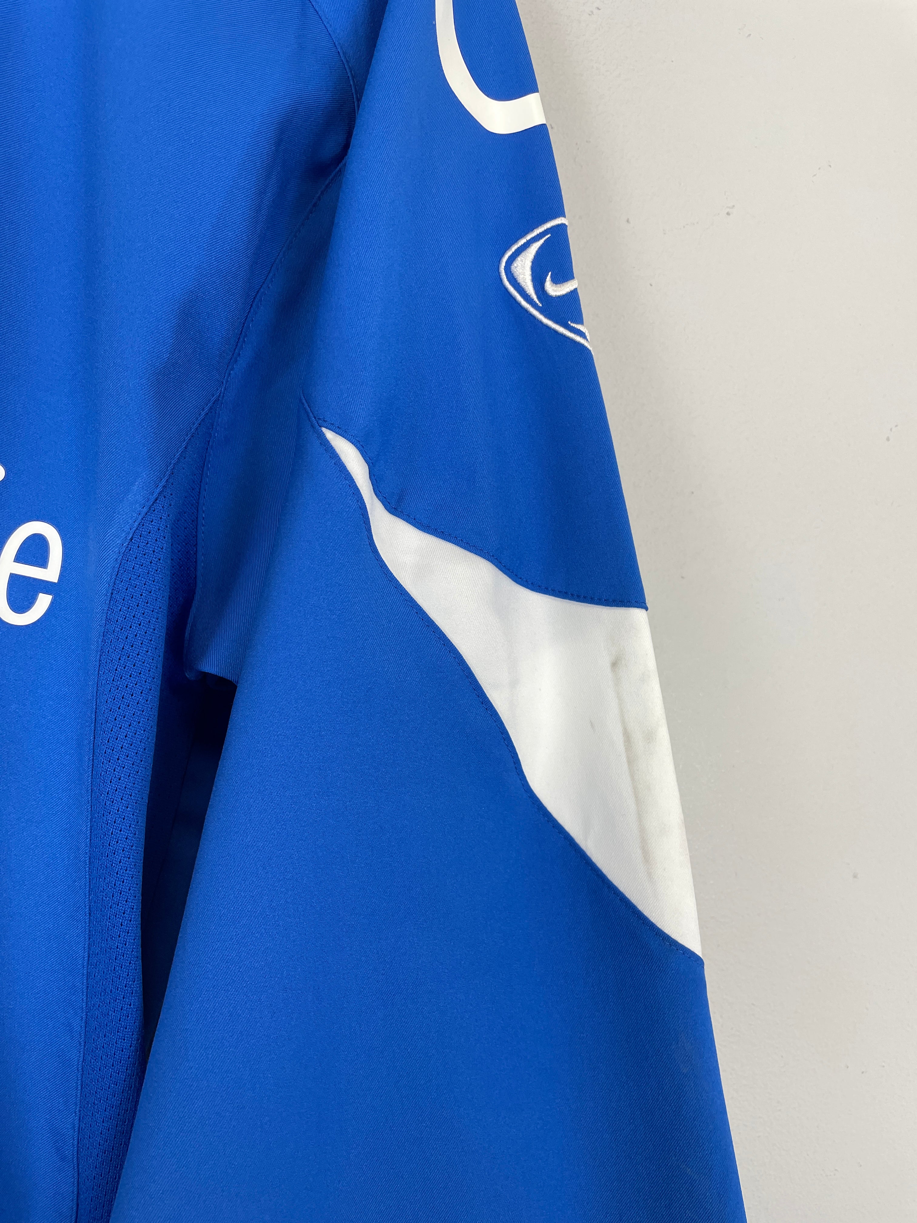 Shop 2004/05 HOFFENHEIM WEBER #2 L/S *MATCH ISSUE* HOME SHIRT (M) NIKE, classic football shirts, vintage football shirts & retro soccer jerseys at Cult Kits