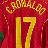 Shop 2004/06 PORTUGAL C.RONALDO #17 HOME SHIRT (XL) NIKE, classic football shirts, vintage football shirts & retro soccer jerseys at Cult Kits