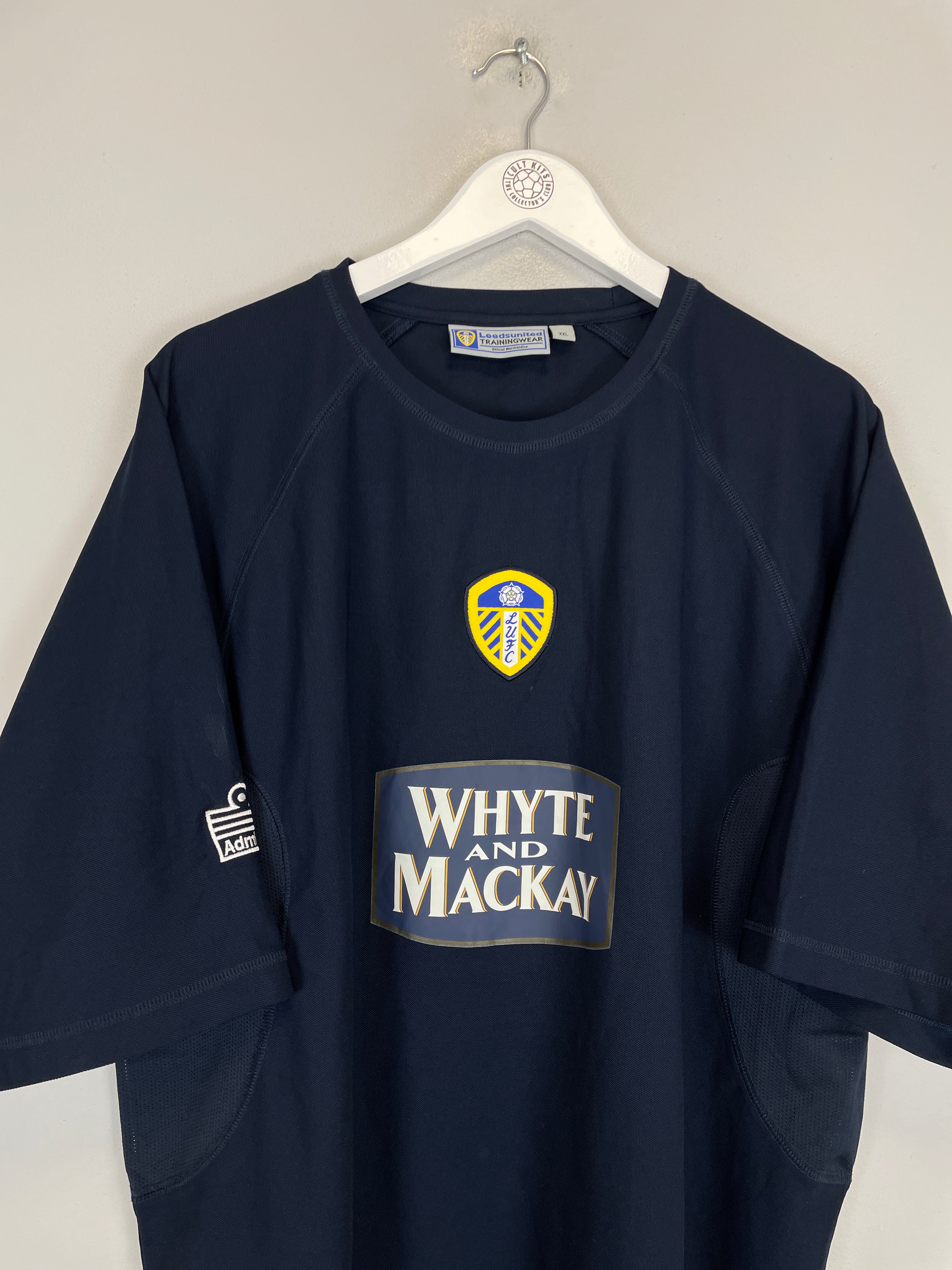 Shop 2005/06 LEEDS UNITED TRAINING SHIRT (XXL) ADMIRAL, classic football shirts, vintage football shirts & retro soccer jerseys at Cult Kits