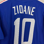 Shop 2002/04 FRANCE ZIDANE #10 HOME SHIRT (XL) ADIDAS, classic football shirts, vintage football shirts & retro soccer jerseys at Cult Kits