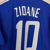 Shop 2002/04 FRANCE ZIDANE #10 HOME SHIRT (XL) ADIDAS, classic football shirts, vintage football shirts & retro soccer jerseys at Cult Kits