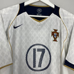 Shop 2004/06 PORTUGAL C.RONALDO #17 AWAY SHIRT (M) NIKE, classic football shirts, vintage football shirts & retro soccer jerseys at Cult Kits