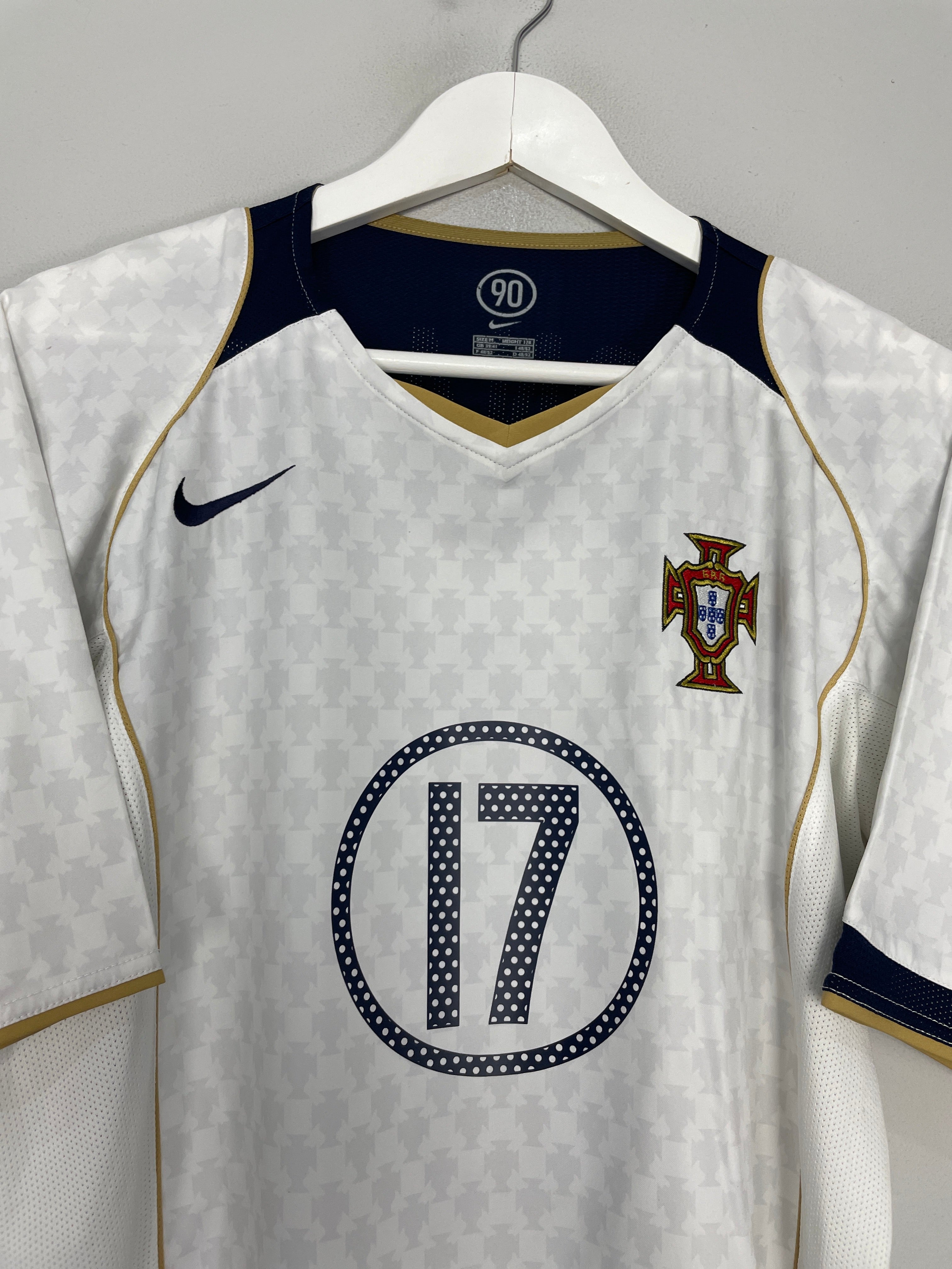 Shop 2004/06 PORTUGAL C.RONALDO #17 AWAY SHIRT (M) NIKE, classic football shirts, vintage football shirts & retro soccer jerseys at Cult Kits
