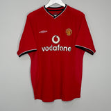 Shop 2000/02 MANCHESTER UNITED V.NISTELROOY #10 HOME SHIRT (M) UMBRO, classic football shirts, vintage football shirts & retro soccer jerseys at Cult Kits