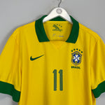 Shop 2013/14 BRAZIL NEYMAR JR #10 HOME SHIRT (XL) NIKE, classic football shirts, vintage football shirts & retro soccer jerseys at Cult Kits