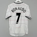 Shop 2003/05 MANCHESTER UNITED RONALDO #7 AWAY SHIRT (S) NIKE, classic football shirts, vintage football shirts & retro soccer jerseys at Cult Kits