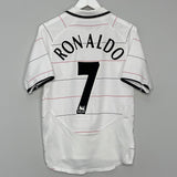 Shop 2003/05 MANCHESTER UNITED RONALDO #7 AWAY SHIRT (S) NIKE, classic football shirts, vintage football shirts & retro soccer jerseys at Cult Kits