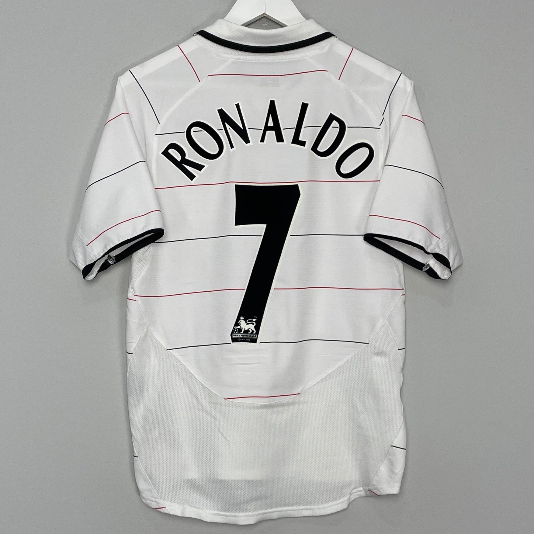 Shop 2003/05 MANCHESTER UNITED RONALDO #7 AWAY SHIRT (S) NIKE, classic football shirts, vintage football shirts & retro soccer jerseys at Cult Kits