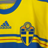 2014/15 SWEDEN IBRAHIMOVIC #10 HOME SHIRT (L) ADIDAS