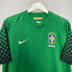Shop 2010/11 BRAZIL GK SHIRT (L) NIKE, classic football shirts, vintage football shirts & retro soccer jerseys at Cult Kits
