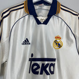 Shop 1998/00 REAL MADRID J.M GUTI #14 HOME SHIRT (M) ADIDAS, classic football shirts, vintage football shirts & retro soccer jerseys at Cult Kits