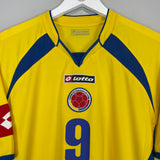 2006/07 COLOMBIA FALCAO #9 HOME SHIRT (L) LOTTO