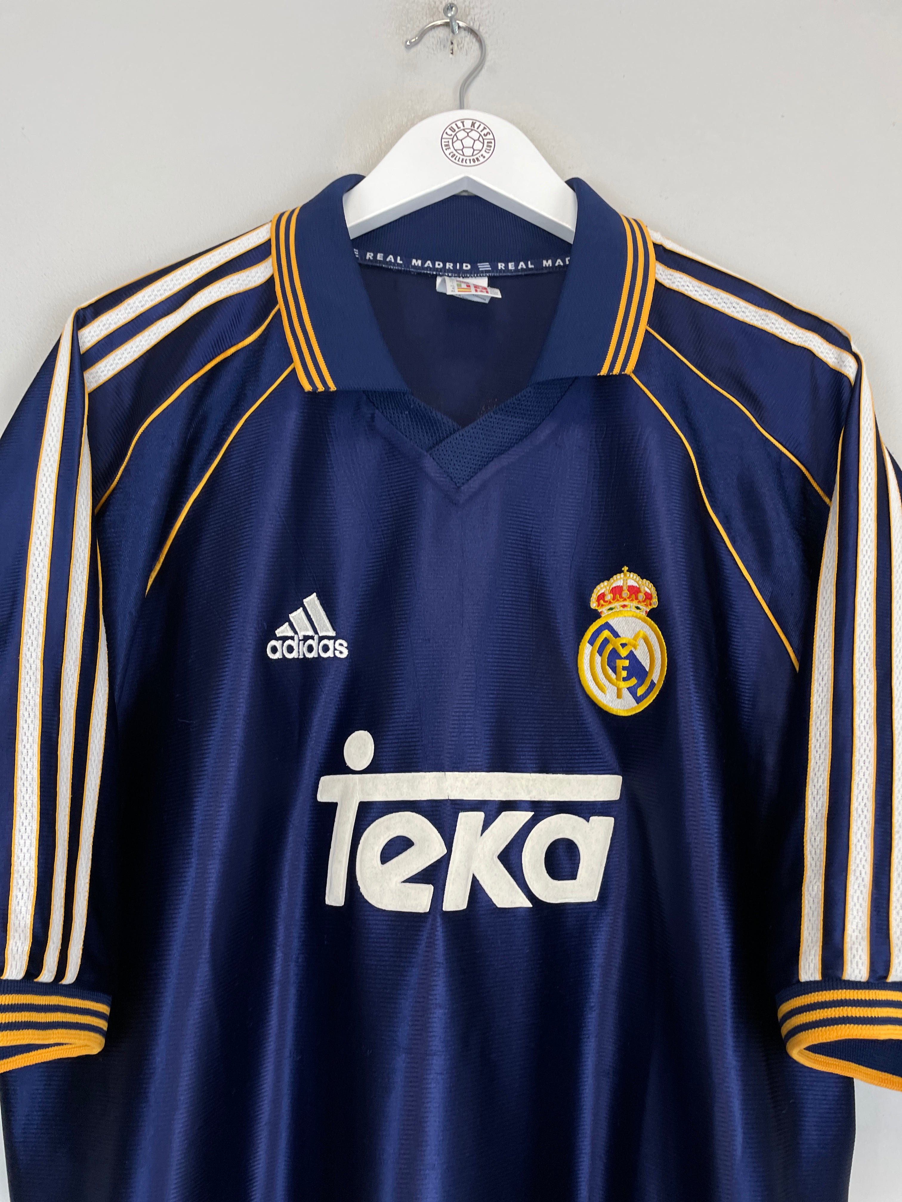 Shop 1998/99 REAL MADRID R.CARLOS #3 THIRD SHIRT (XL) ADIDAS, classic football shirts, vintage football shirts & retro soccer jerseys at Cult Kits