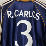 Shop 1998/99 REAL MADRID R.CARLOS #3 THIRD SHIRT (XL) ADIDAS, classic football shirts, vintage football shirts & retro soccer jerseys at Cult Kits