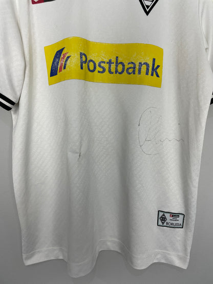 2010/11 MONCHENGLADBACH LECKIE #20 *MATCH ISSUED + SIGNED* HOME SHIRT (M) LOTTO