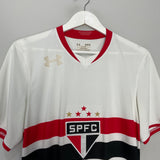 Shop 2015/16 SAO PAULO HOME SHIRT (M) UNDER ARMOUR, classic football shirts, vintage football shirts & retro soccer jerseys at Cult Kits