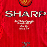 1996/98 Manchester United Cantona #7 *Champions* Home Shirt (XL) Umbro