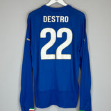 2014/15 ITALY DESTRO #22 L/S HOME SHIRT (XL) PUMA