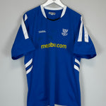 Shop 2005/06 ST JOHNSTONE *SIGNED* HOME SHIRT (XL) XARA, classic football shirts, vintage football shirts & retro soccer jerseys at Cult Kits