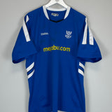 Shop 2005/06 ST JOHNSTONE *SIGNED* HOME SHIRT (XL) XARA, classic football shirts, vintage football shirts & retro soccer jerseys at Cult Kits