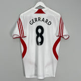 2007/08 LIVERPOOL GERRARD #8 AWAY SHIRT (M) ADIDAS