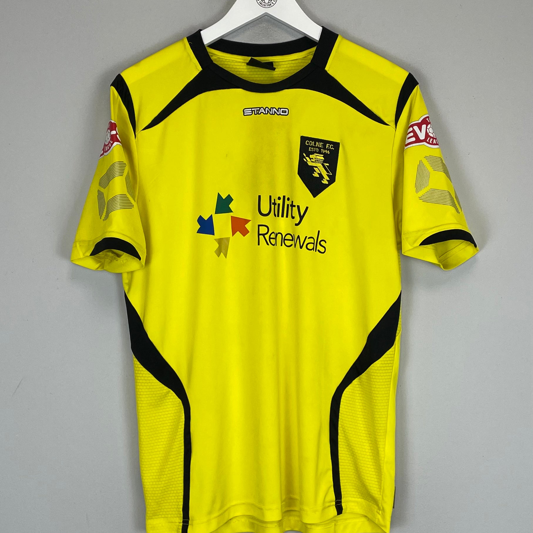 Shop 2018/19 COLNE FC #9 AWAY SHIRT (L) STANNO, classic football shirts, vintage football shirts & retro soccer jerseys at Cult Kits