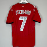 2004/06 ENGLAND BECKHAM #7 AWAY SHIRT (M) UMBRO