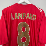 2006/08 ENGLAND LAMPARD #8 AWAY SHIRT (XXL) UMBRO